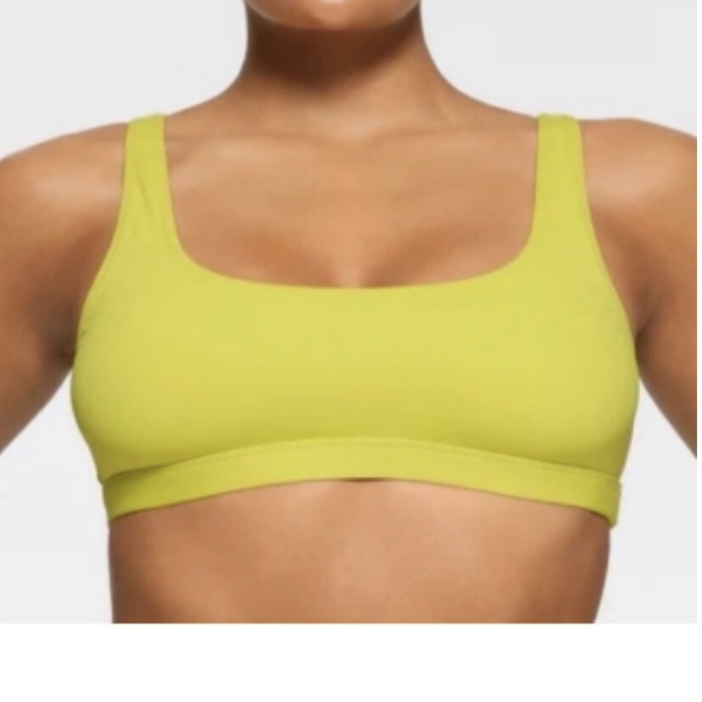 Skims Bikini Top Tankini Women’s XXS Size 2 Citrus Recycled Swim